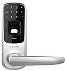 Ultraloq UL3 Fingerprint and Touchscreen Keyless Smart Lever Door Lock (Satin Nickel)
