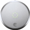 August - HomeKit Bluetooth Deadbolt Retrofit Smart Lock - Silver