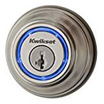 Kwikset Kevo (2nd Gen) Touch-to-Open Bluetooth Smart Lock, Works with Amazon Alexa via Kevo Plus, in Satin Nickel